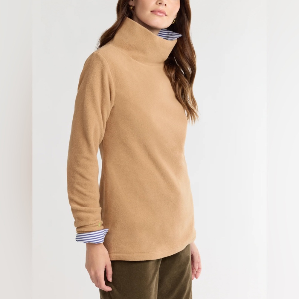 Dudley Stephens Vello Fleece Cobble Hill Turtleneck